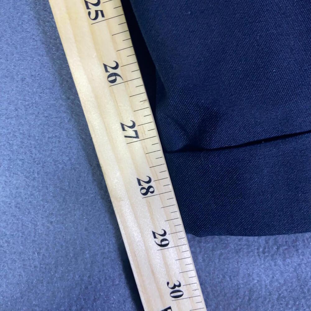 Tzarelli Designed Italy Men’s 100% Wool Dress Pants Size 36R 36x29 Navy Blue - Picture 4 of 9